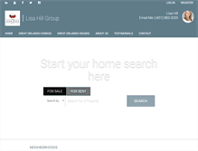 Tablet Screenshot of lisahillgroup.com